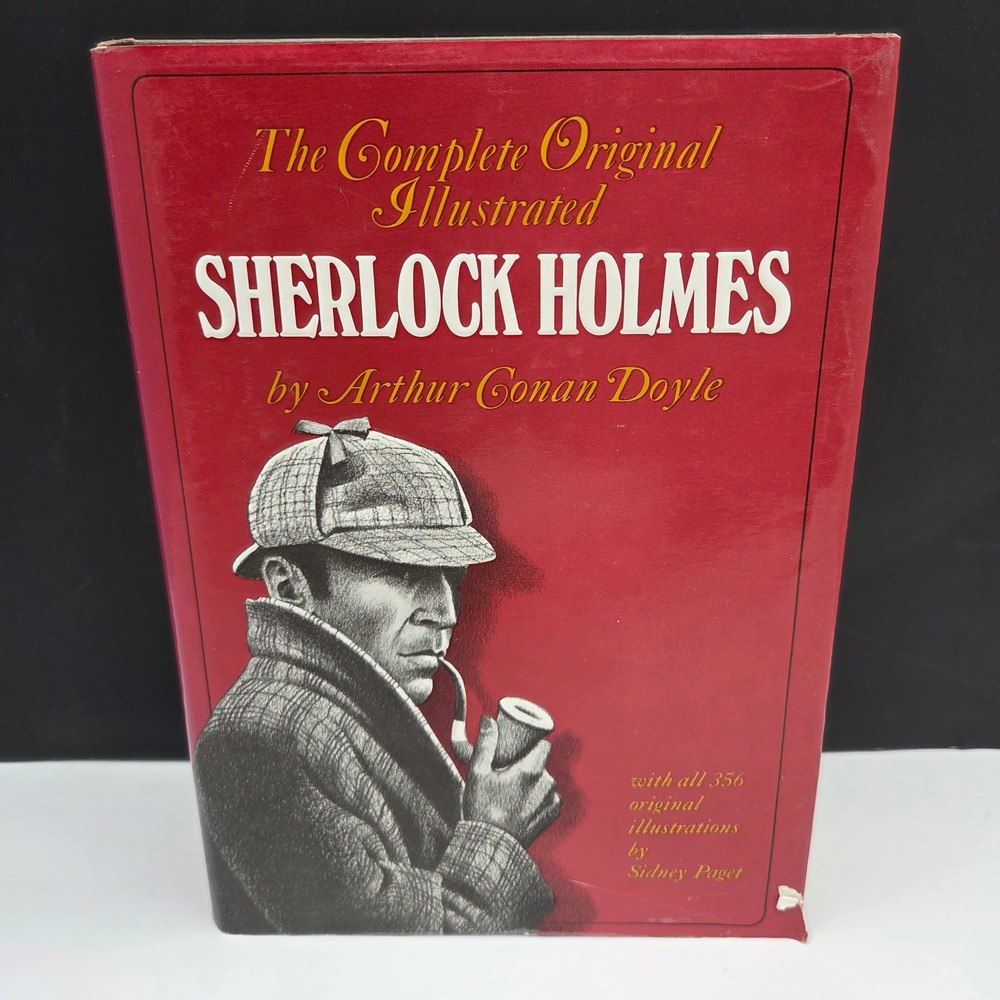 Castle Books Sherlock Holmes Complete Original Illustrated Hardcover Red Paget